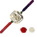 925 Sterling Silver Ganesha Rakhi #04